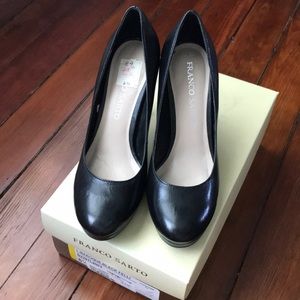 Franco Sarto Black Heels